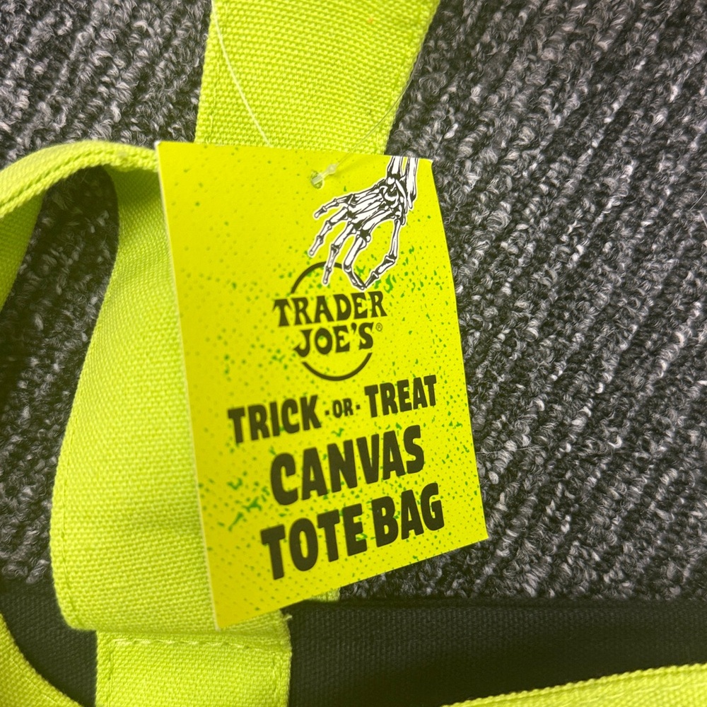 Trader Joe's Halloween Canvas Tote Bag - Picture 2 of 3